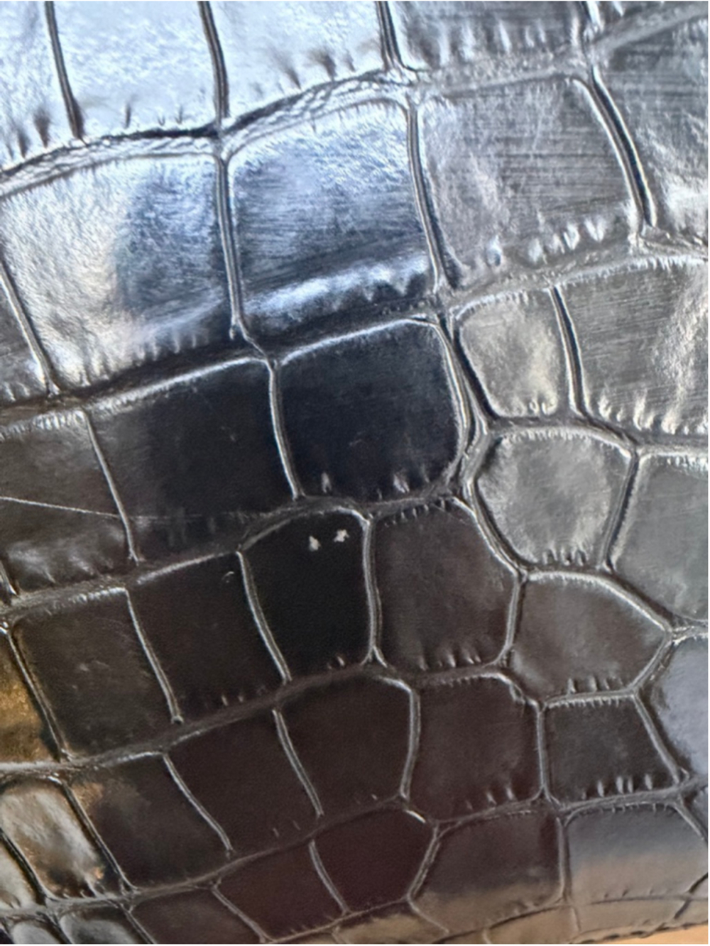 CHRISTIAN LOUBOUTIN CABAROCK EMBOSSED LARGE TOTE BAG Authentic - Picture 9 of 14